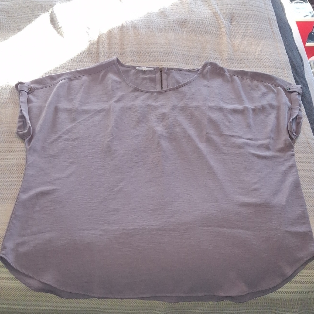 Maurices Women's Cap Sleeve Lavender🪻 Blouse XL